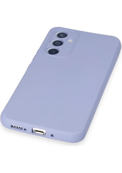 Samsung Galaxy A54 5g Kılıf Nano Içi Kadife Silikon - Lila Nrmsa