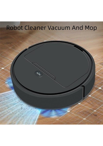 Süpürme Robotu, Otomatik Elektrikli Süpürge, Zemin Süpürme Toz Emme 3'ü 1 Arada USB Şarj 40DB Düşük Gürültülü Robotik (Yurt Dışından)