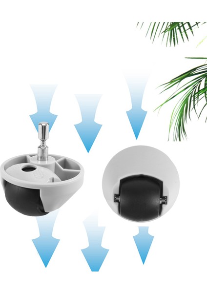 1 Adet Tekerlek Ön Tekerlek 1s 1c S5 S50 S6 S60 S5MAX S6MAXV Pure Elektrikli Süpürge Parçalarına Uygun (Yurt Dışından)