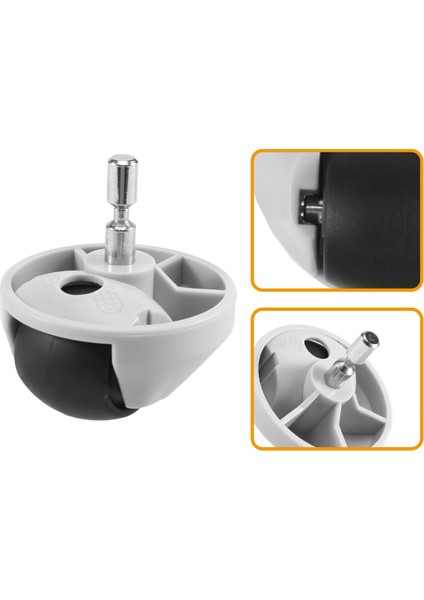 1 Adet Tekerlek Ön Tekerlek 1s 1c S5 S50 S6 S60 S5MAX S6MAXV Pure Elektrikli Süpürge Parçalarına Uygun (Yurt Dışından)
