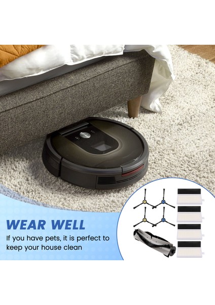 T20S Robot Süpürge Yedek Parçaları Için Silindir Yan Fırça Filtresi (Yurt Dışından) indirimleri