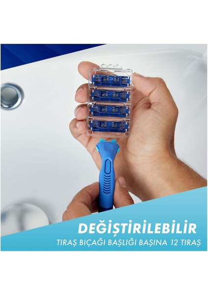 Sensor 3 Plus Comfort Makine + 8 Bıçak -2 Adet