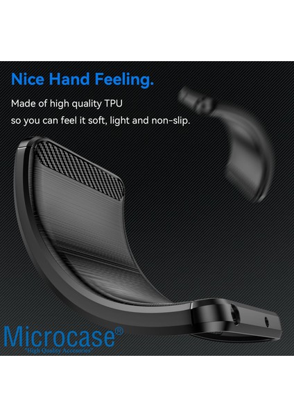 Samsung Galaxy S25 ile Uyumlu Brushed Carbon Fiber Silikon Kılıf - Siyah AL3332 fırsatları