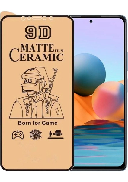 Xiaomi Redmi Note 10 Pro Uyumlu Mat Seramik Nano Kırılmaz Ekran Koruyucu - Parmak Izi Bırakmaz