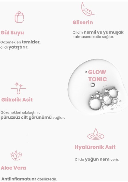 Glow Tonic - Nemlendirici ve Arındırıcı Gül Suyu Tonik fiyatları