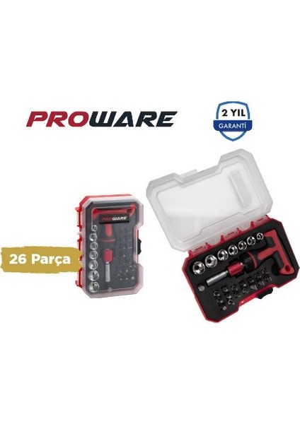 26 Parça Tornavida Seti