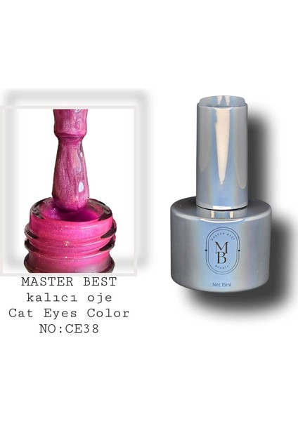 Kalıcı Oje Cat Eyes 15 ml CE38