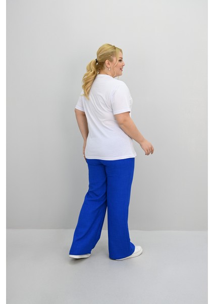 Kadın Büyük Beden Kurdele Detaylı Payet Işlemeli Eşofman Takımı 8200-25 indirimleri