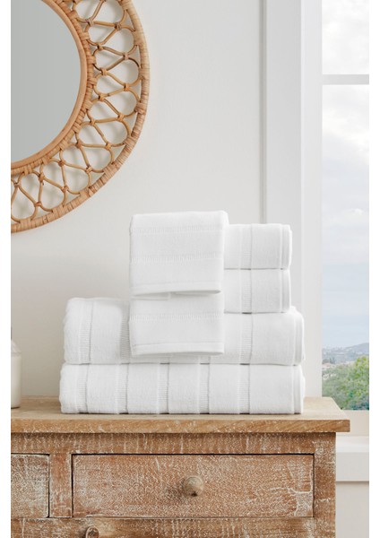 Organik Stripe El ve Yüz Havlusu 50X90 cm modelleri