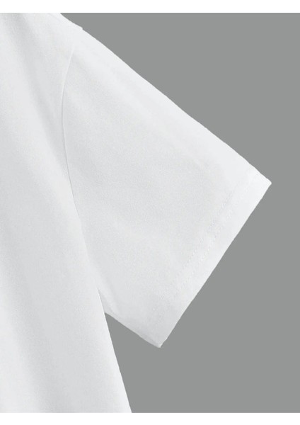 Çocuk Tshirt Kedicik Baskılı Bisiklet Yaka Tshirt modelleri