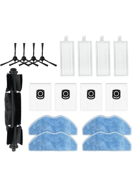 X-Plorer Serie 75 S+ RG8597W Robot Süpürge Filtre Paspas Silme Toz Torbası Yedek Parça Aksesuarları (Yurt Dışından)