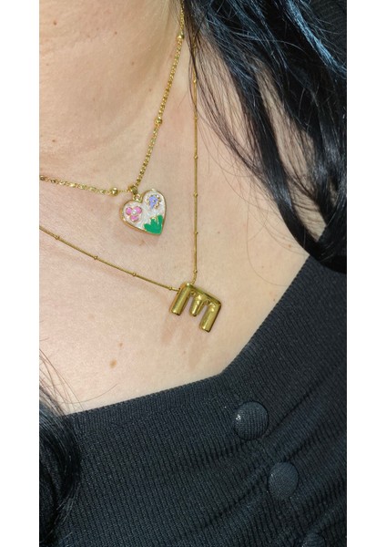 Kiwito Jewelry Renkli Yaz Kolyesi Cıvıl Cıvıl Tablo Kolye fırsatları