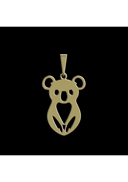 8 Ayar Altın Kolye Ucu Koala GM4718 1 gr