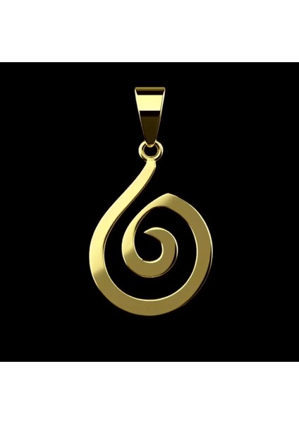 8 Ayar Altın Kolye Ucu Galaksi Spiral GM4664 1 gr