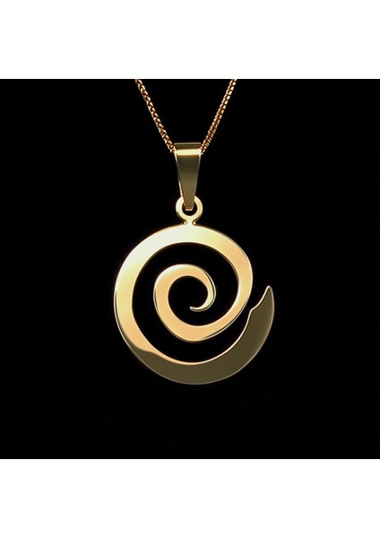8 Ayar Altın Kolye Ucu Galaksi Spiral GM4658 1 gr