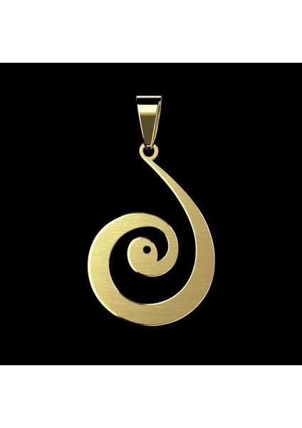 8 Ayar Altın Kolye Ucu Galaksi Spiral GM4657 0.5 gr