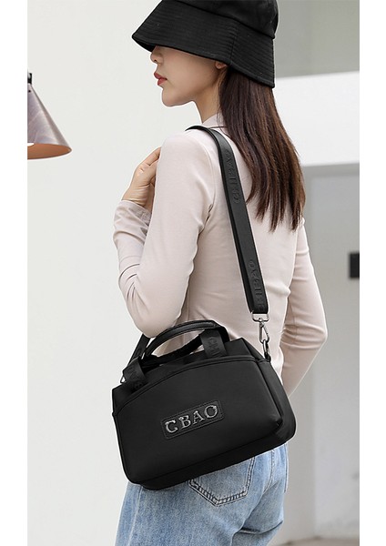 Moda Yüz Kadın Çantası Basit Crossbody Büyük Kapasiteli Su Geçirmez Omuz Çantası (Yurt Dışından)