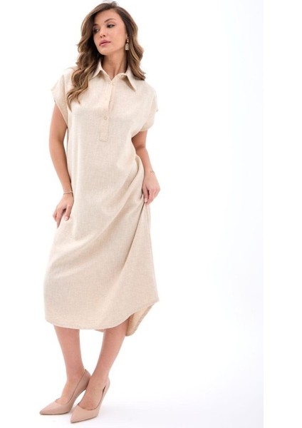 7451 Elbise-Bej modelleri