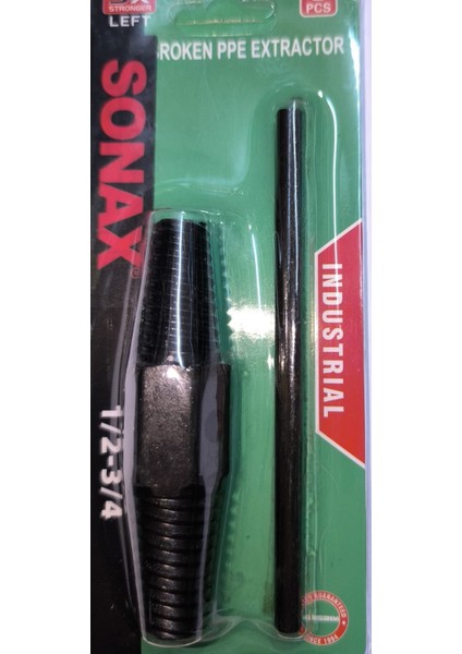 Sonax Musluk Kılavuz Seti Tesisatçı Musluk Yuvası Açma Kılavuz Aparatı Kırık Çıkarma Ters Diş