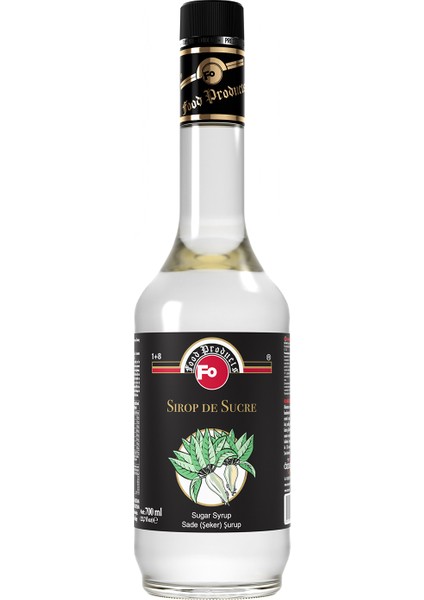 Şeker Aromalı Kokteyl ve Kahve Şurubu 700 ml