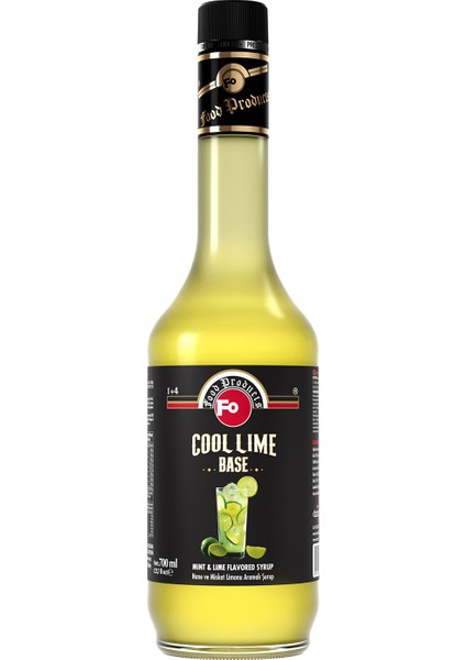 Nane Ve Misket Limonu Aromalı Baz Şurup 700 ml