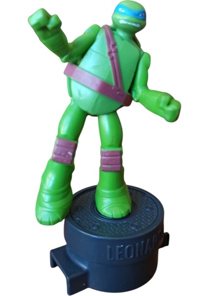 Vintage Ninja Turtles Leonardo Orijinal Figür Oyuncak & 13 cm