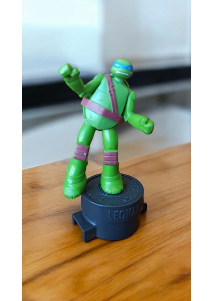Vintage Ninja Turtles Leonardo Orijinal Figür Oyuncak & 13 cm