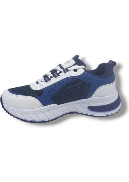 7620 Lacivert Bağcıklı File Spor Ayakkabı modelleri