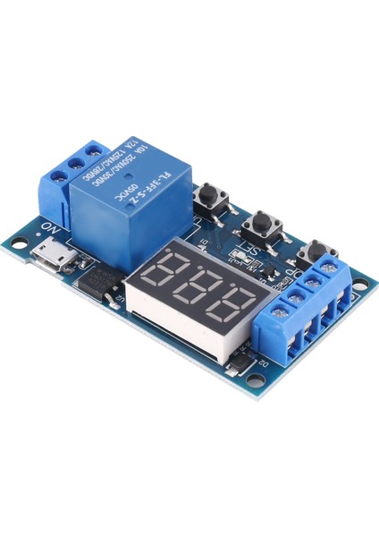 HW-521 Dijital Zaman Gecikmesi 1 Yollu Röle Tetik Döngüsü Zamanlayıcı Gecikme Anahtarı Devre Zamanlama Kontrol Modülü (Yurt Dışından)
