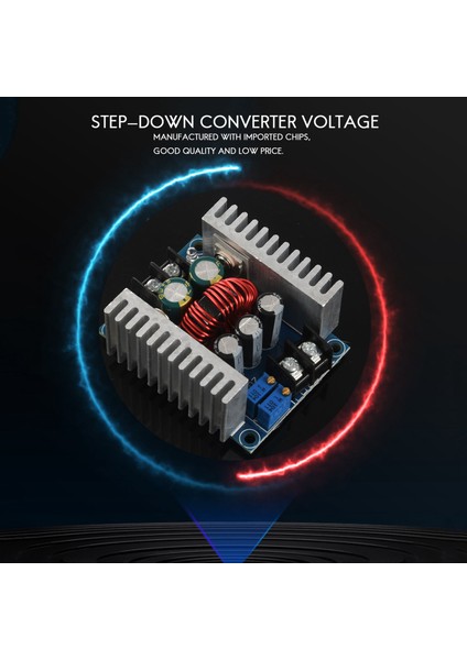 300W 20A Dc Buck Modülü Sabit Akım Ayarlanabilir Düşürücü Dönüştürücü Gerilimi (Yurt Dışından) fiyatları