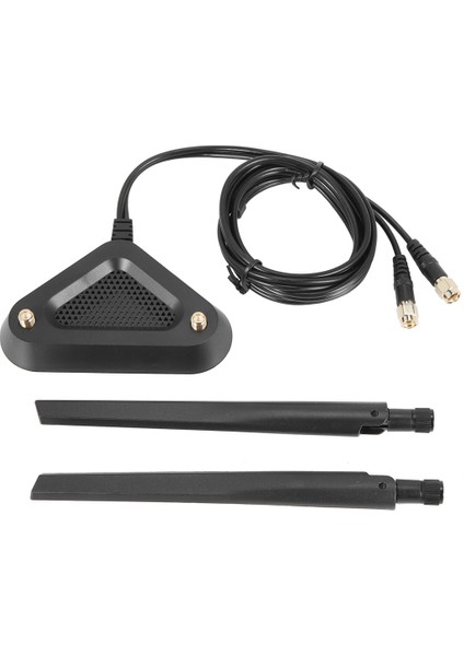 2.4g/5g Çift Frekans Uzatma Kablosu Anten Wifi Yönlendirici Kablosuz Ağ Kartı 8db Sma Anten Manyetik Emme Tabanı (Yurt Dışından)