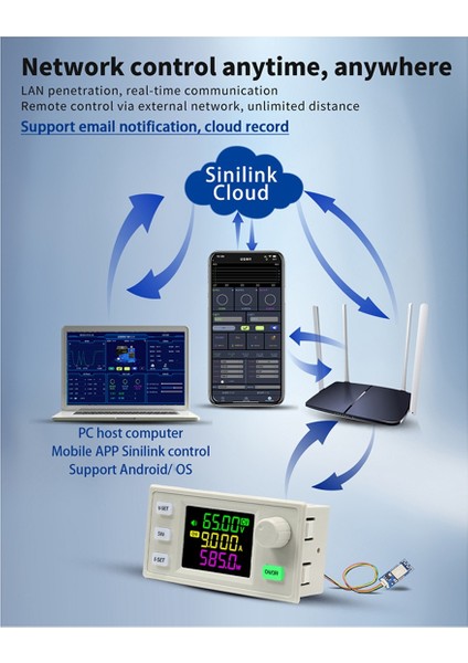 Yeni XY6509X Cnc Ayarlanabilir Dc Güç Kaynağı Sabit Voltaj Sabit Akım Bakım 65V 9A 585W Adım Aşağı Modülü (Yurt Dışından)