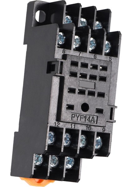 MY4NJ HH54P My4 Için PYF14A Dın Ray Güç Rölesi Soket Tabanı 14 Pin (Yurt Dışından)
