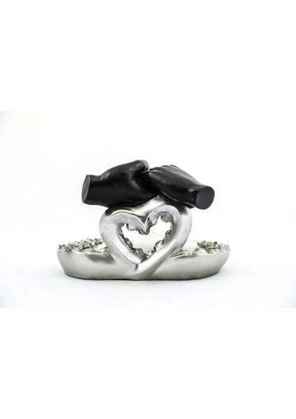 Özel Tasarım Kalpli Polyester Sunum Tepsisi fiyatları