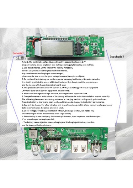 Lityum Pil Şarj Cihazı Kurulu LED Çift USB 5 V 2.4A Devre Kartı Mikro/tip-C USB Güç Bankası 18650 Şarj Modülü (Yurt Dışından) modelleri