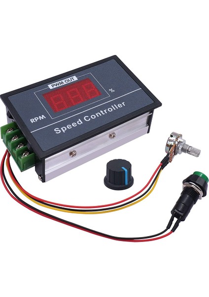 Dijital Ekranlı Pwm Dc Motor Hız Kontrol Cihazı 30A Pwm Ayarlanabilir Hız Kademesiz Regülatör (Yurt Dışından)