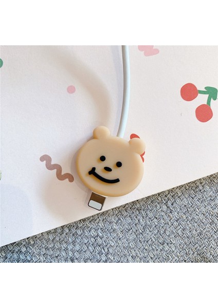 Sevimli Kablo Koruma Isırıkları Karikatür Düzenleyici Şarj Kablosu Sarıcı Kablo Tutucu USB Veri Hattı Yönetimi Toprak (Yurt Dışından) fiyatları