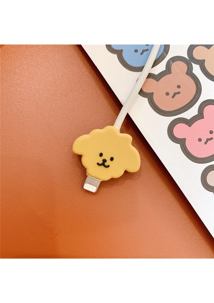 Sevimli Kablo Koruma Isırıkları Karikatür Düzenleyici Şarj Kablosu Sarıcı Kablo Tutucu USB Veri Hattı Yönetimi Toprak (Yurt Dışından) indirimleri