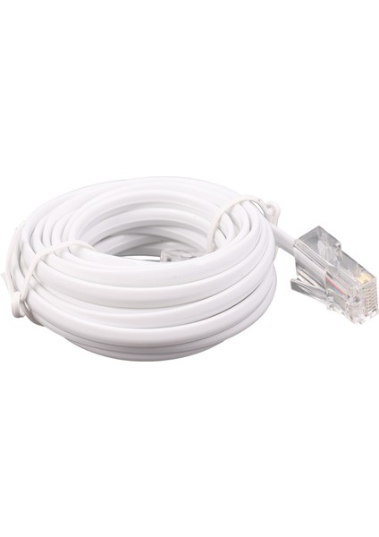 RJ11 6P4C - RJ45 8P4C Modüler Telefon Internet Uzatma Kablosu 3 Metre (Yurt Dışından)