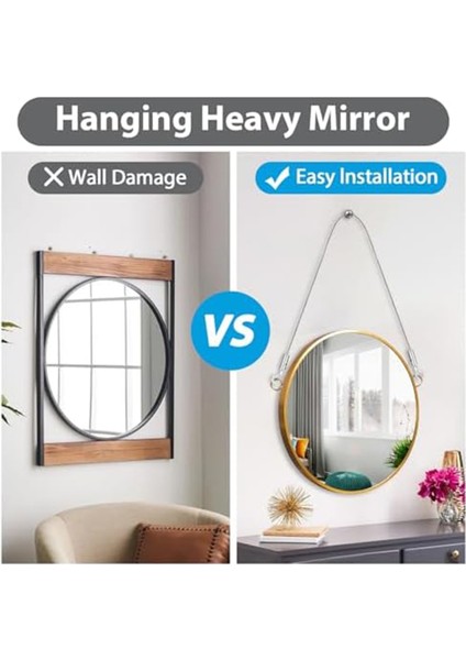 4 Adet Ayarlanabilir Resim Asma Tel Takımı, Aynalar, Resim Çerçeveleri, Sanat Eserleri, Tabelalar Asmak Için 3.3ft Paslanmaz Çelik Tel (Yurt Dışından) indirimleri