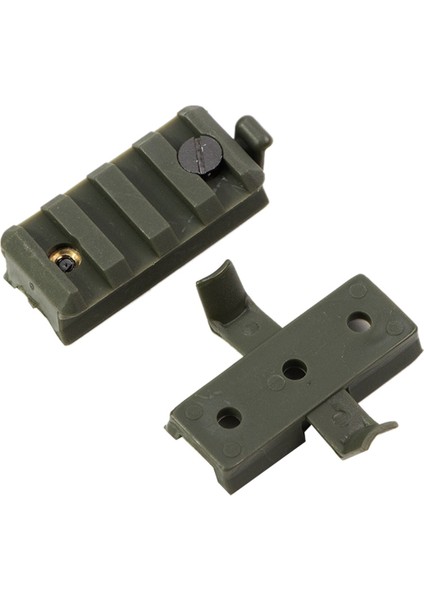 1 Çift Naylon Kurşun Raylı Kask El Feneri Klipsi Ray Kaydırıcısı Evrensel Kask 20MM Aksesuarları El Feneri Klipsi, B (Yurt Dışından)