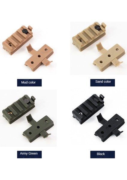 1 Çift Naylon Kurşun Raylı Kask El Feneri Klipsi Ray Kaydırıcısı Evrensel Kask 20MM Aksesuarları El Feneri Klipsi, B (Yurt Dışından) fiyatları