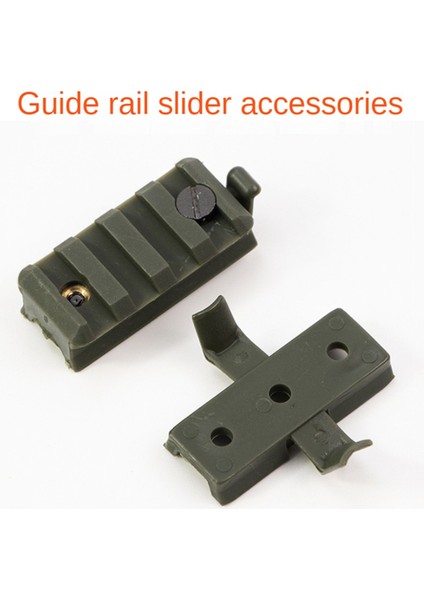 1 Çift Naylon Kurşun Raylı Kask El Feneri Klipsi Ray Kaydırıcısı Evrensel Kask 20MM Aksesuarları El Feneri Klipsi, B (Yurt Dışından) modelleri