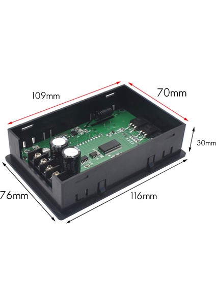 LCD Akıllı Dijital Ekran Takometre Ayarlanabilir 30A Pwm Dc Motor Hız Kontrol Cihazı Zamanlama Uzaktan Kumanda 12V 24V 36V 48V (Yurt Dışından)