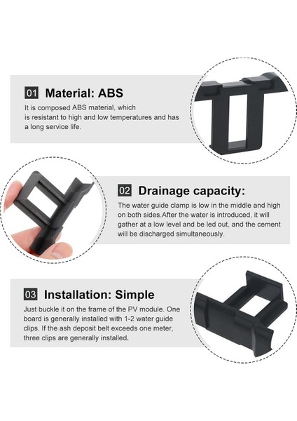 16 Adet 35MM Güneş Panelı Su Drenaj Klipleri, Pv Modülleri Su Tahliyesi Için Klipler Fotovoltaik Panel Su Tahliye Klipleri (Yurt Dışından) fırsatları