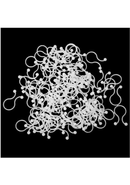 Beyaz Naylon Yuvarlak Uçlu Twist Kilit Kablo Bağı 100 Adet (Yurt Dışından) fiyatları