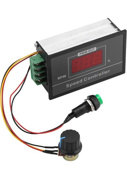 Dc Motor Hız Kontrol Cihazı Dc 6-60V 12V-48V 30A Pwm Ayarlanabilir Kademesiz Regülatör Regülatörü Motor Hız Kontrol Cihazı (Yurt Dışından)