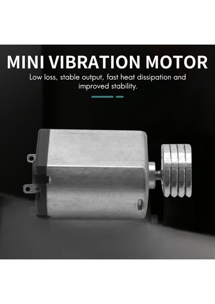 DC1.5V-9V 0.08A 3200RPM Çıkış Hızı Mikro Titreşimli Motor, 18X15X12MM Gümüş (Yurt Dışından) fiyatları