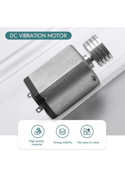 DC1.5V-9V 0.08A 3200RPM Çıkış Hızı Mikro Titreşimli Motor, 18X15X12MM Gümüş (Yurt Dışından) fırsatları