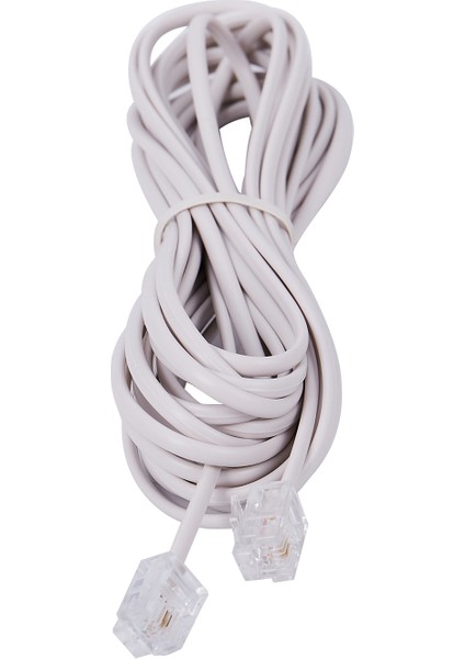 6P2C RJ11 Erkek - Erkek Fişli Telefon Hattı Kablo Teli 5m (Yurt Dışından) modelleri